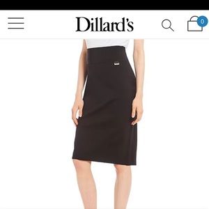 Calvin Kline modern essentials black pencil skirt
